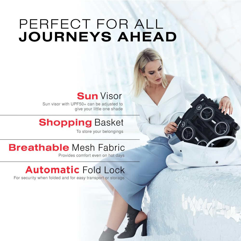 Pockit Air All Terrain Ultra Compact Lightweight Travel Stroller